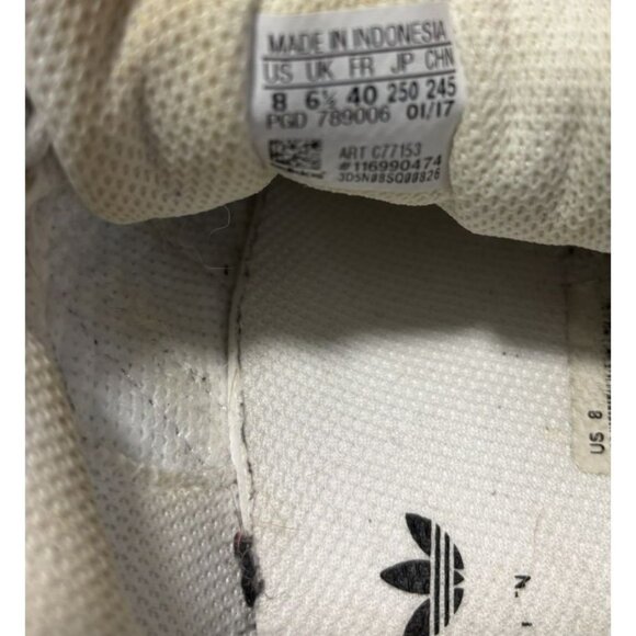 Adidas Superstar Shoes womens Size 8 Classic Shell Toe White Sneakers - Picture 7 of 7